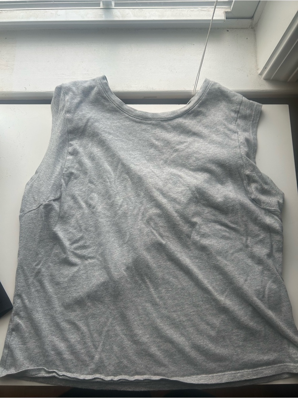 Banana Republic Gray Sleeveless Tank Top